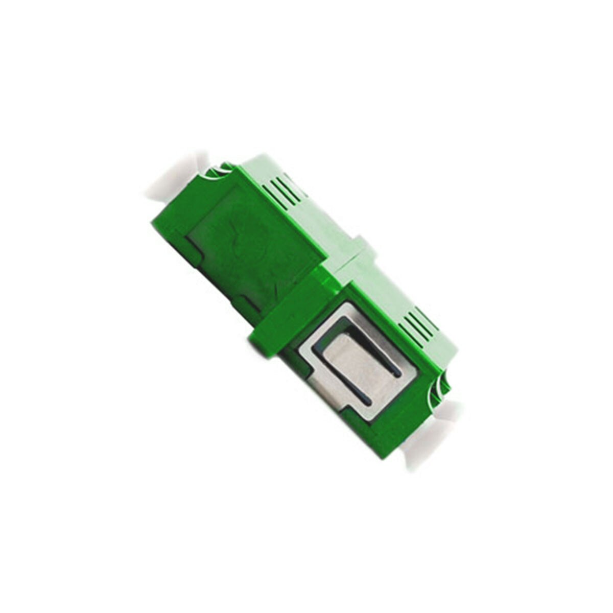 LC/APC Single-mode Duplex Adapter (Green)